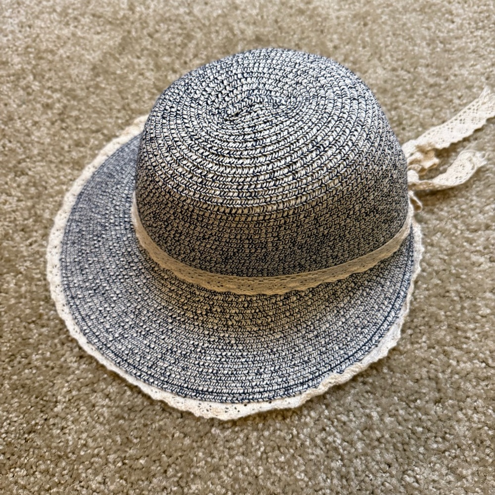 Vintage Blue and White Sun bonnet